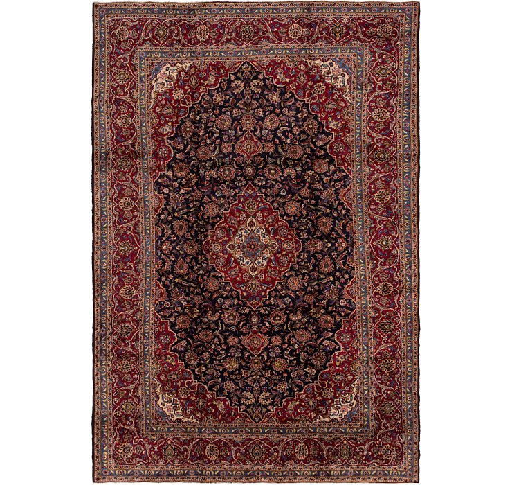 9' 10 x 14' 3 Kashan Persian Rug