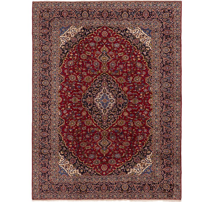9' 9 x 12' 10 Kashan Persian Rug