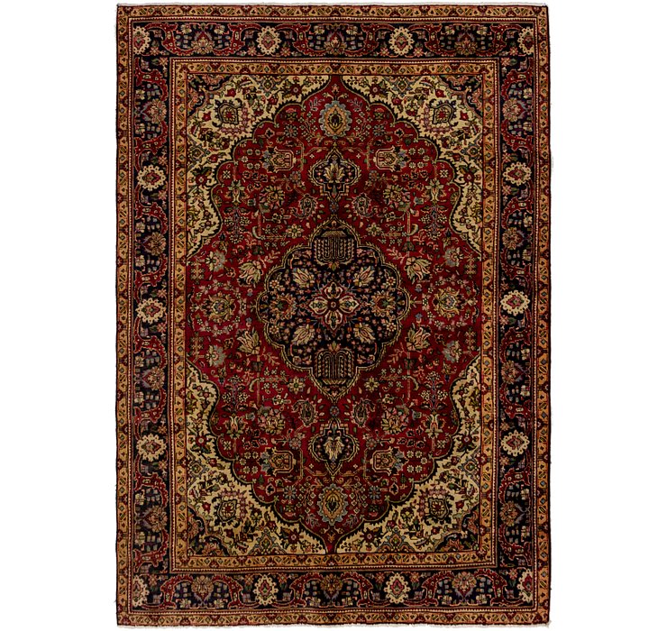 6' 6 x 9' 3 Tabriz Persian Rug