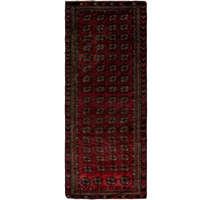 HandKnotted 3' 6 x 9' 2 Shiraz Persian Runner Rug