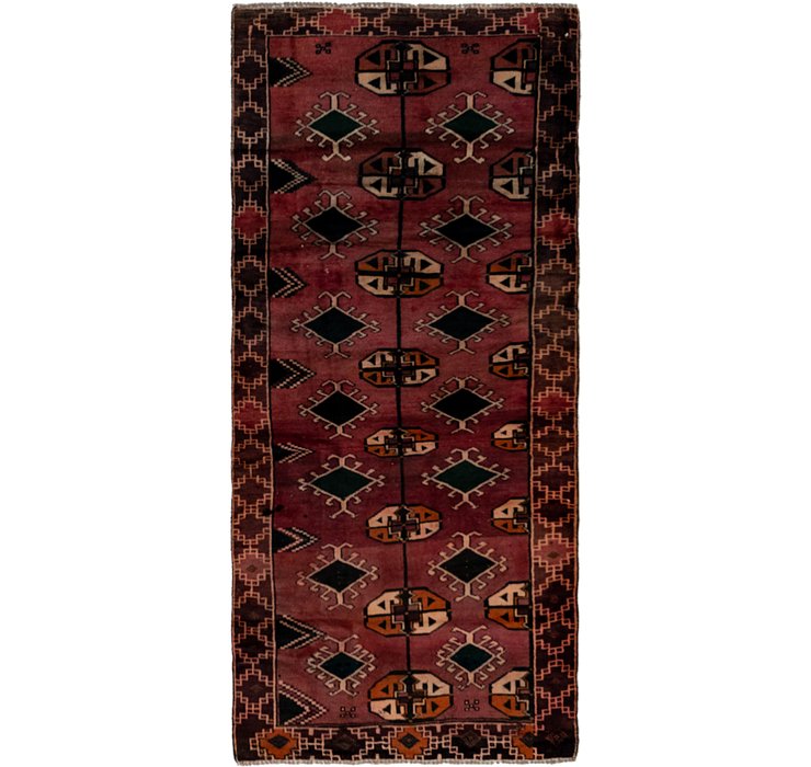 3' 2 x 7' 2 Shiraz Persian Runner Rug