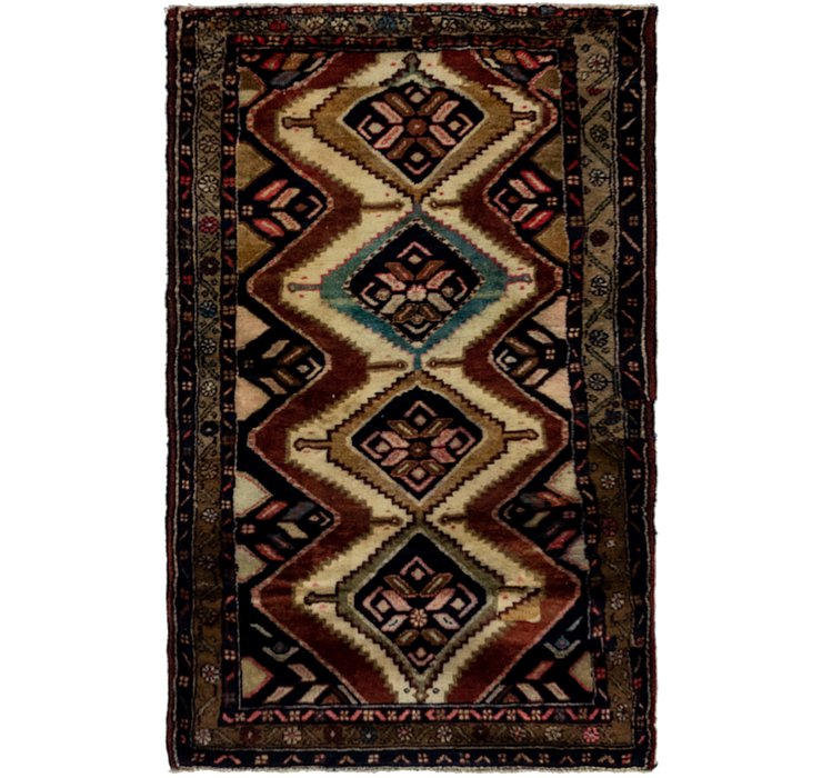 3' 4 x 5' 5 Chenar Persian Rug