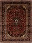 9' 9 x 13' Kashan Persian Rug thumbnail image 1