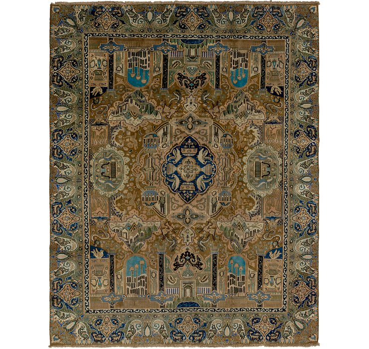 9' 8 x 12' 6 Kashmar Persian Rug