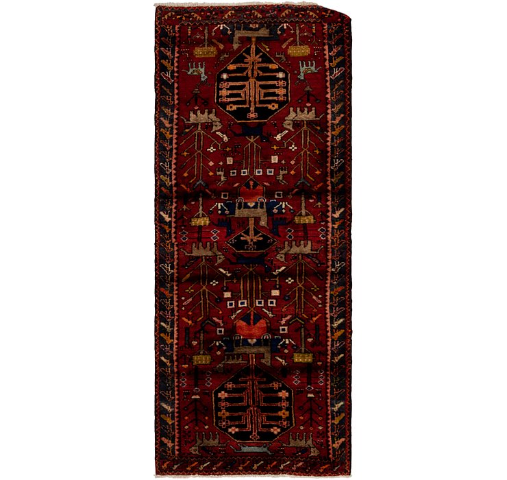 3' 3 x 8' 6 Hamedan Persian Runner ...