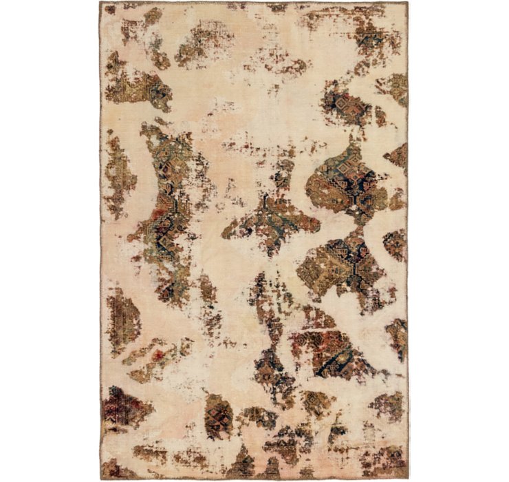 4' x 6' 5 Ultra Vintage Persian Rug