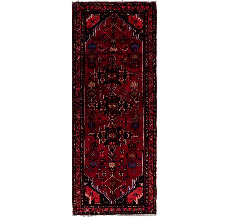 3' 9 x 9' 10 Khamseh Persian Runner ...