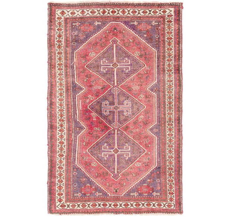 5' x 8' 4 Shiraz Persian Rug
