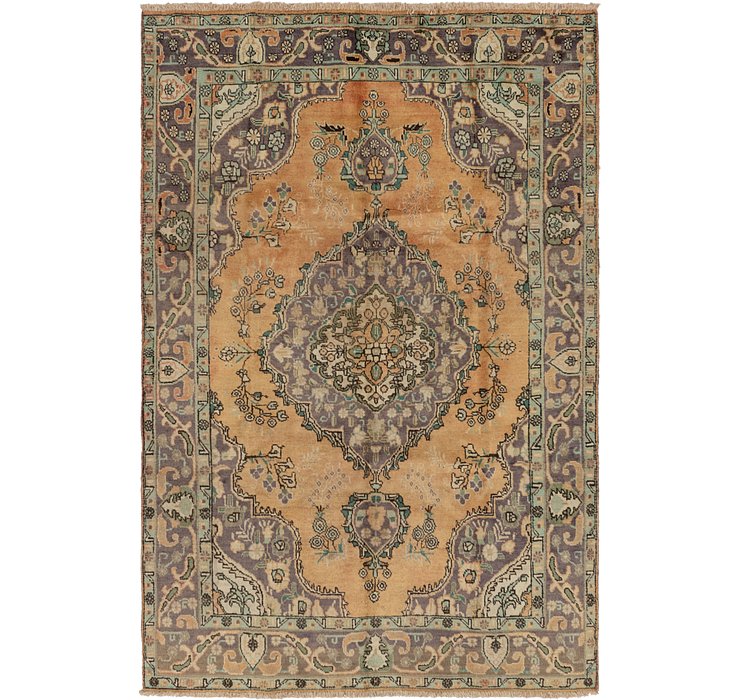 HandKnotted 6' 9 x 9' 10 Tabriz Persian Rug