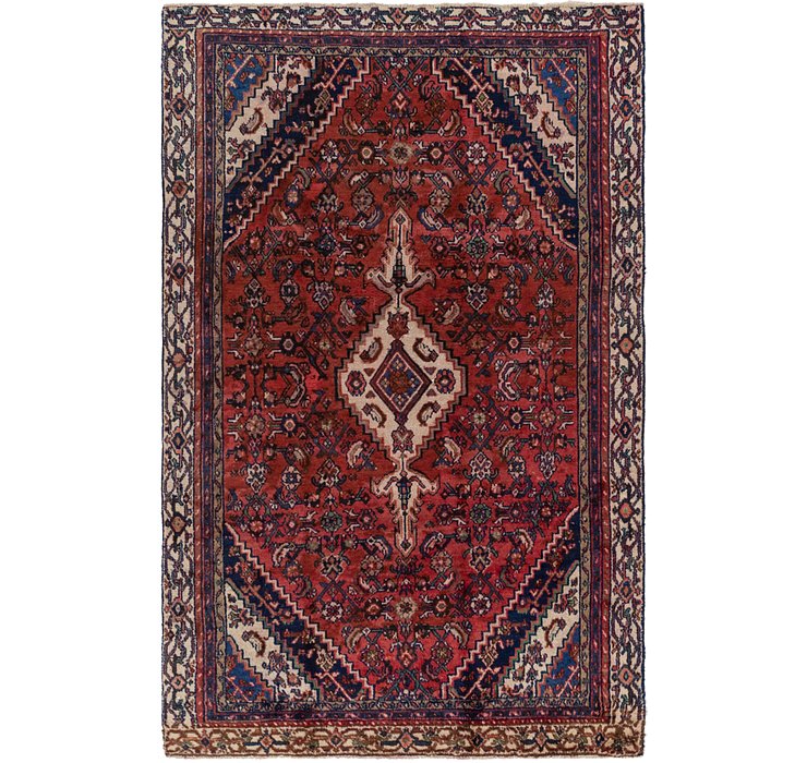 6' x 9' 2 Hamedan Persian Rug