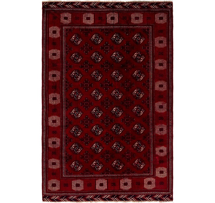6' 6 x 10' Torkaman Persian Rug