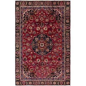 5' 7 x 8' 10 Mashad Persian Rug