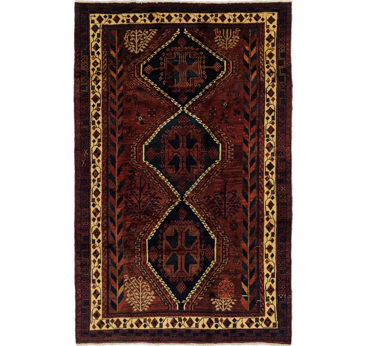 5' 4 x 8' 4 Ghashghaei Persian Rug