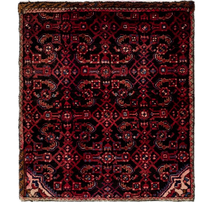 3' 2 x 3' 7 Hossainabad Persian Squ...