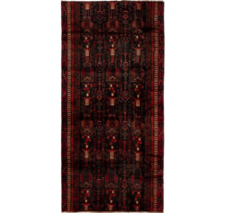 3' 10 x 8' 2 Balouch Persian Runner ...