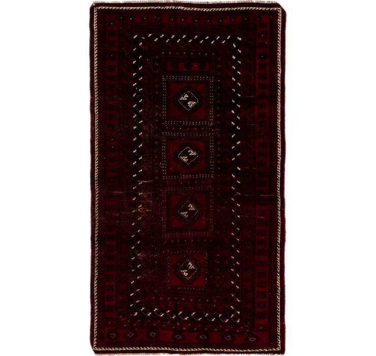 3' 5 x 6' Balouch Persian Rug