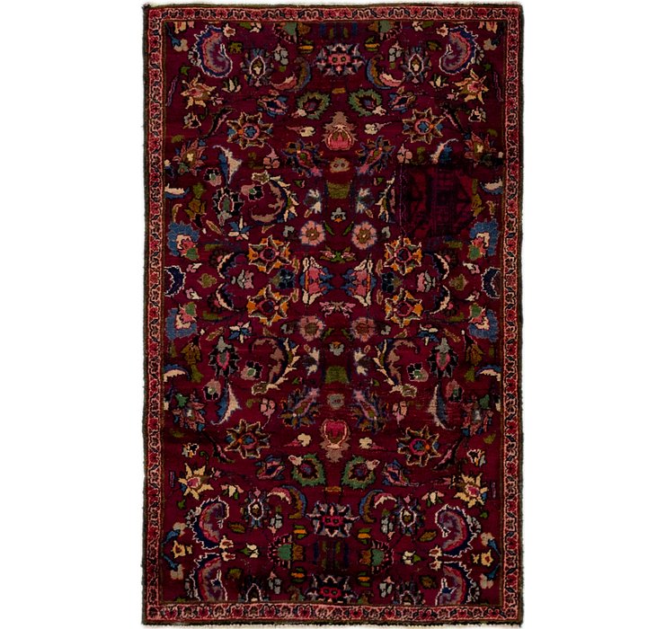 3' 2 x 5' 2 Mashad Persian Rug