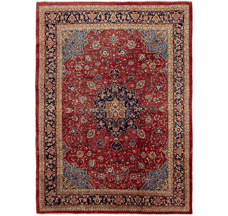 9' 8 x 13' 6 Sarough Persian Rug