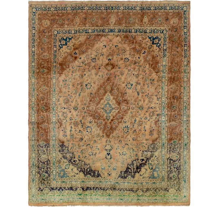 9' 10 x 12' 4 Mashad Persian Rug