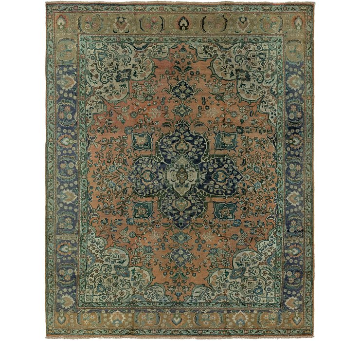 9' 10 x 12' 10 Tabriz Persian Rug