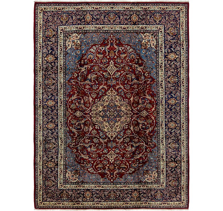 9' 6 x 13' Isfahan Persian Rug