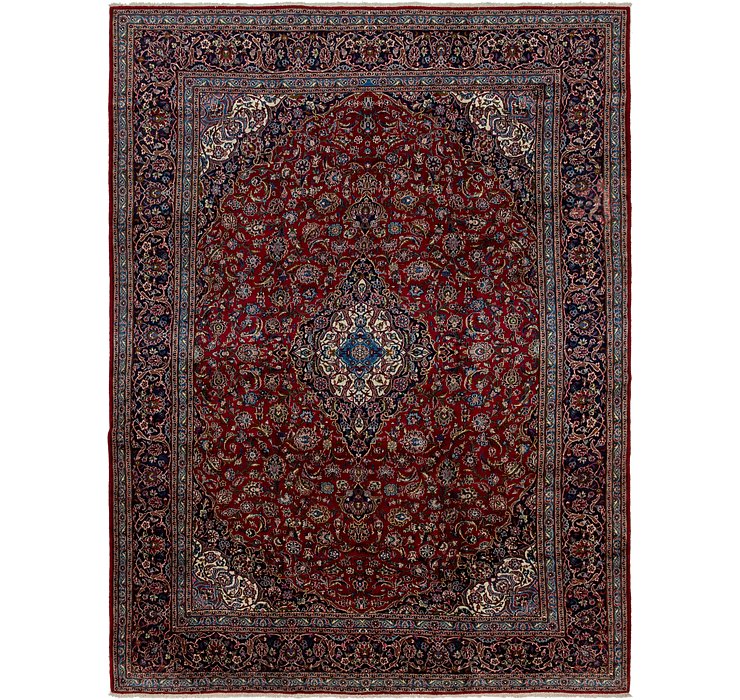 9' 8 x 13' 2 Kashan Persian Rug