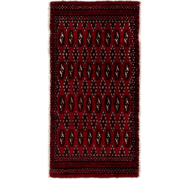 1' 10 x 3' 7 Torkaman Persian Rug