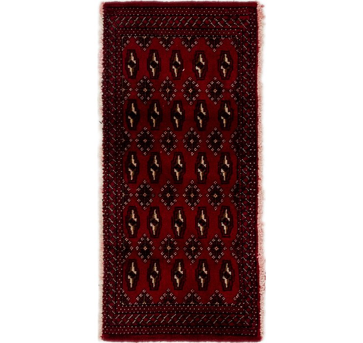 1' 8 x 3' 6 Torkaman Persian Rug