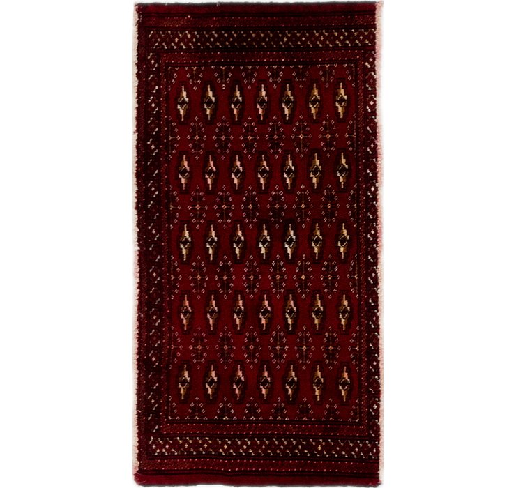 1' 7 x 3' 3 Torkaman Persian Rug