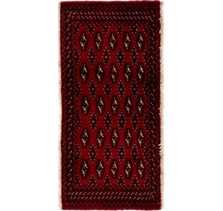 1' 8 x 3' 5 Torkaman Persian Rug