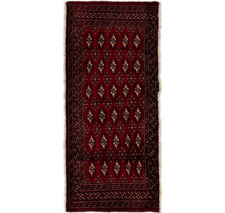 2' x 4' 5 Torkaman Persian Rug