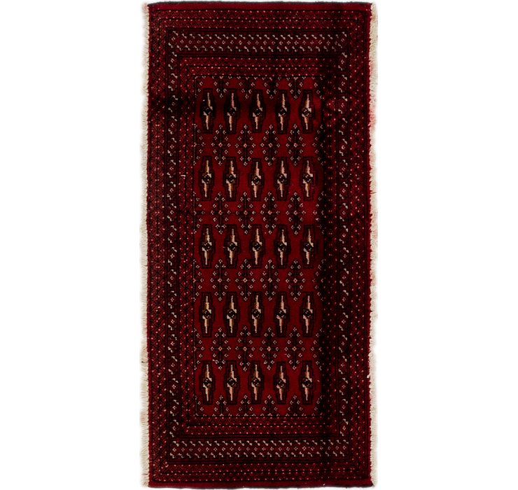 2' x 4' 4 Torkaman Persian Rug