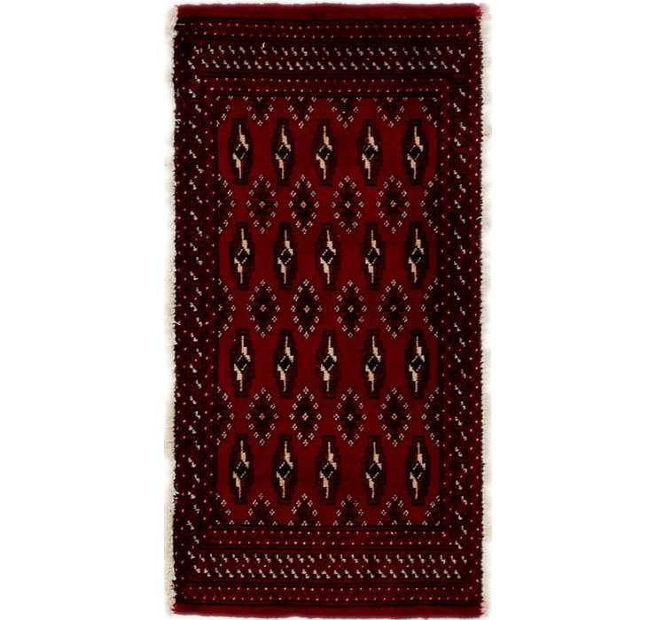 1' 8 x 3' 3 Torkaman Persian Rug