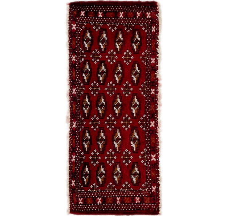 1' 6 x 3' 6 Torkaman Persian Rug