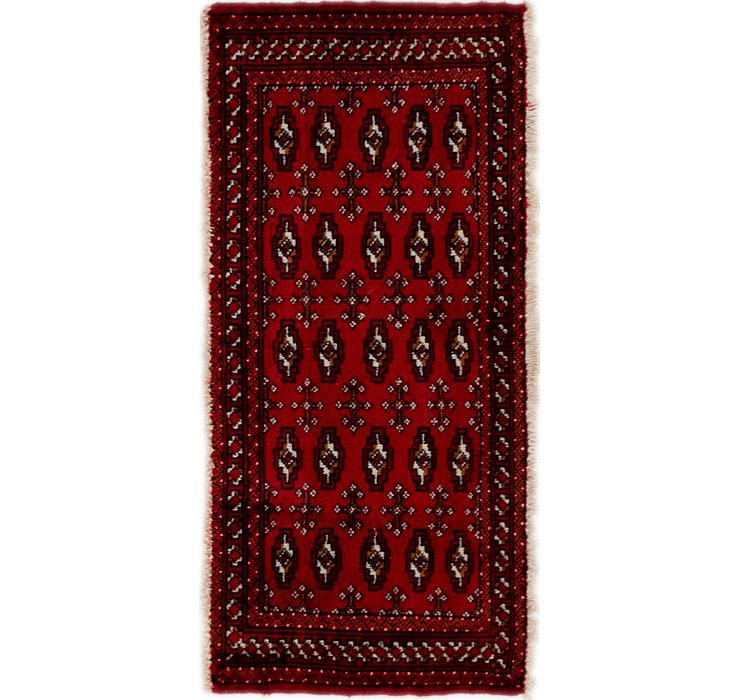 1' 7 x 3' 6 Torkaman Persian Rug