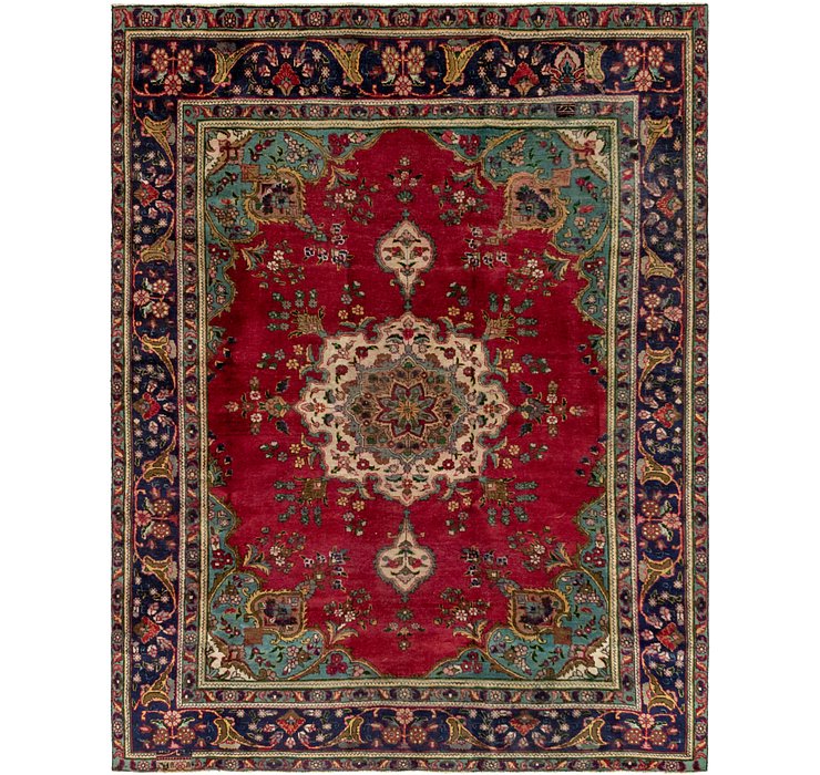 8' x 11' Tabriz Persian Rug