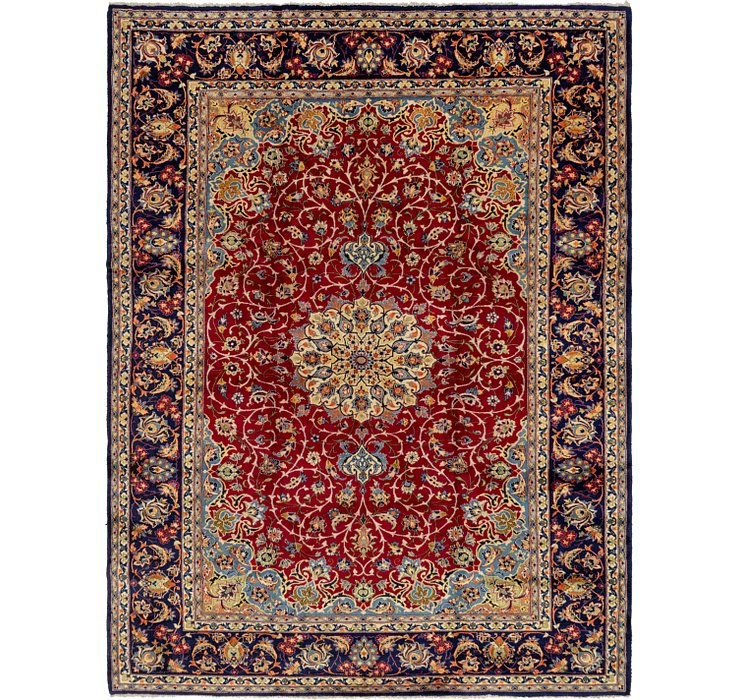 9' 10 x 13' 1 Isfahan Persian Rug