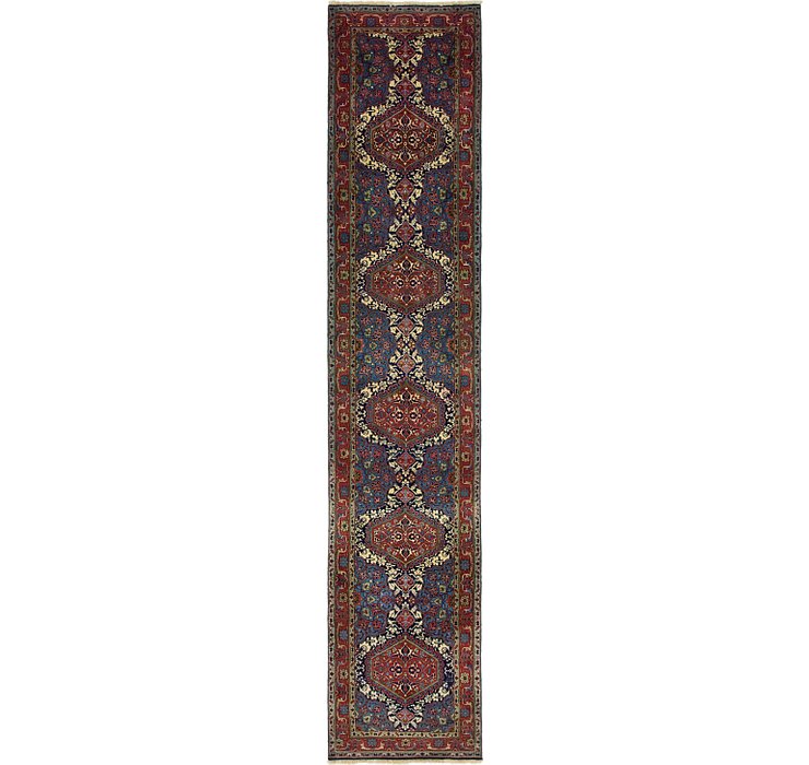 3' 2 x 16' Tabriz Persian Runner Rug