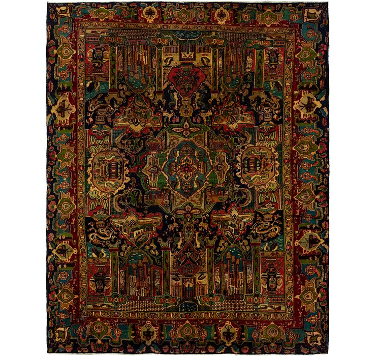 9' 4 x 12' 2 Kashmar Persian Rug