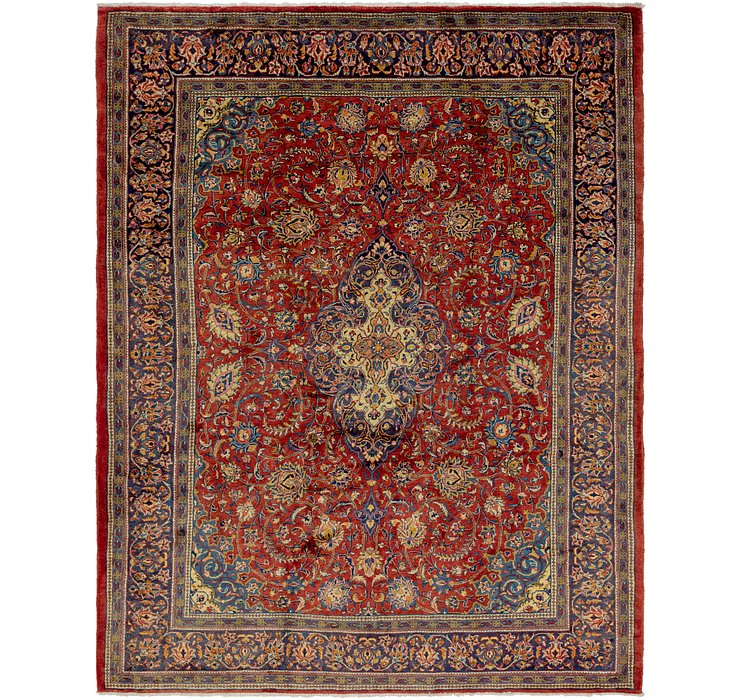 10' x 12' 9 Isfahan Persian Rug