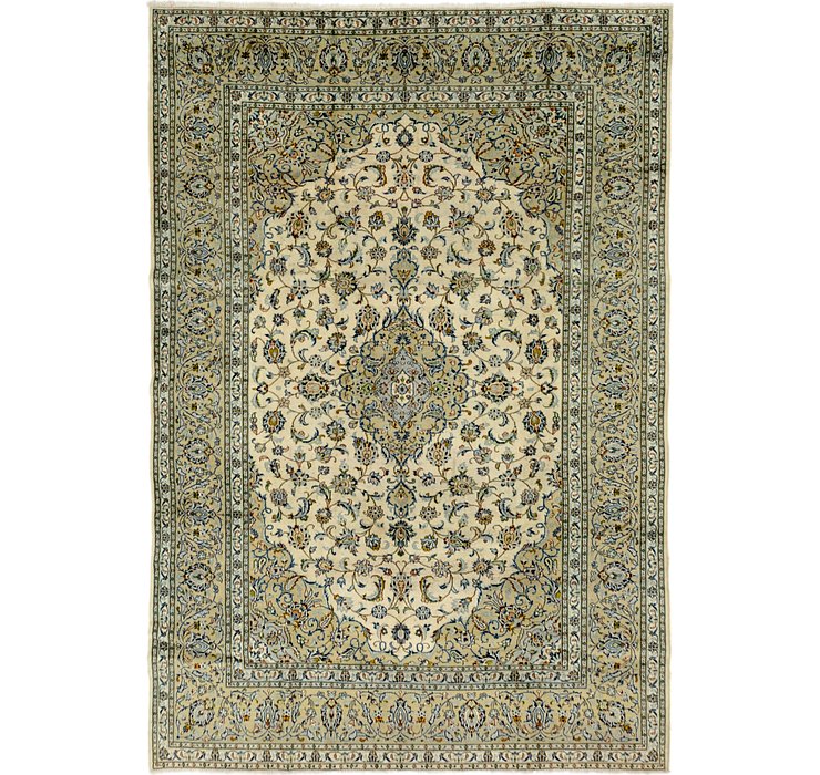 8' x 11' 9 Kashan Persian Rug