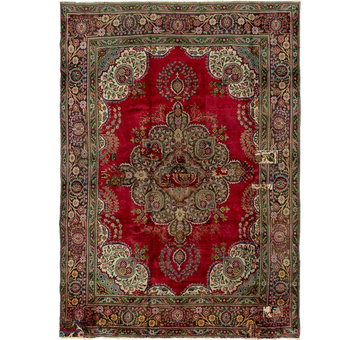 7' 6 x 10' 7 Tabriz Persian Rug