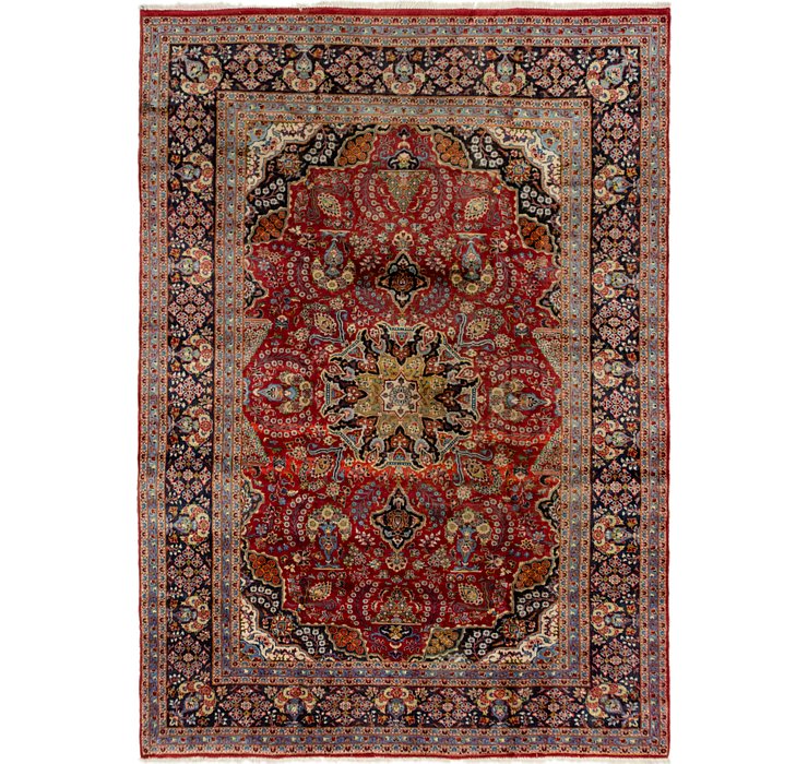 8' 1 x 11' 5 Kashan Persian Rug