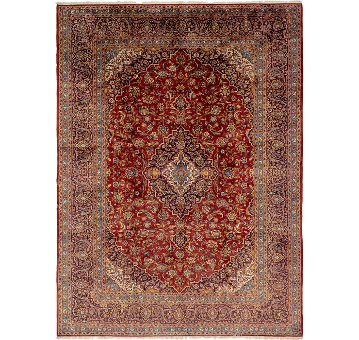 9' 8 x 13' Kashan Persian Rug