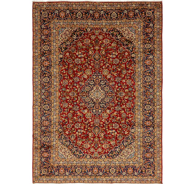 9' 9 x 13' 8 Kashan Persian Rug