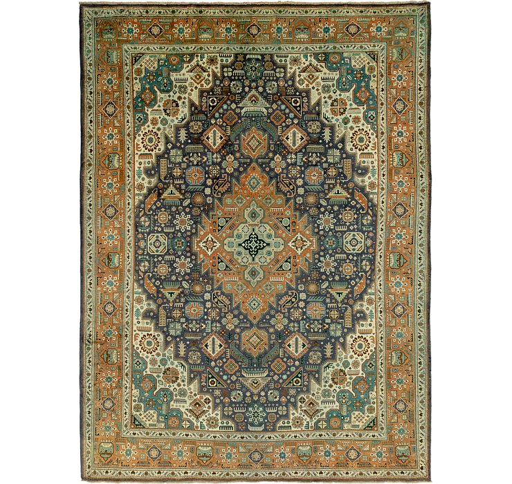 9' 2 x 13' 4 Tabriz Persian Rug