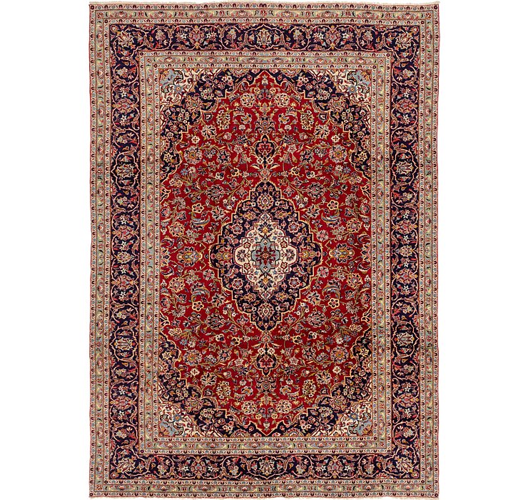 8' 2 x 11' 9 Kashan Persian Rug