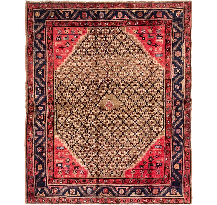 5' 5 x 6' 4 Koliaei Persian Square ...