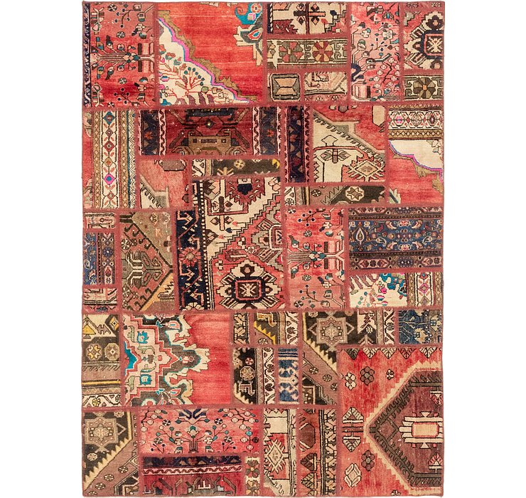 5' 5 x 7' 7 Patchwork Persian Rug