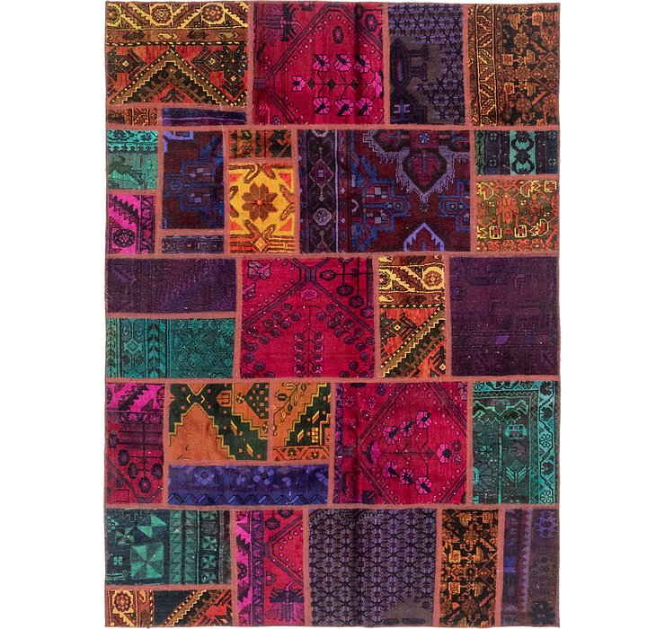 5' 5 x 7' 7 Patchwork Persian Rug